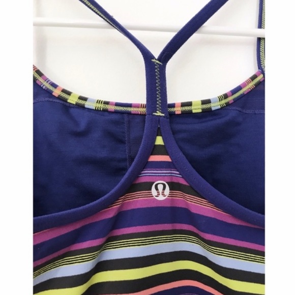 Lululemon Colors Poncho Stripe Power Y Tank 2 - Picture 3 of 5